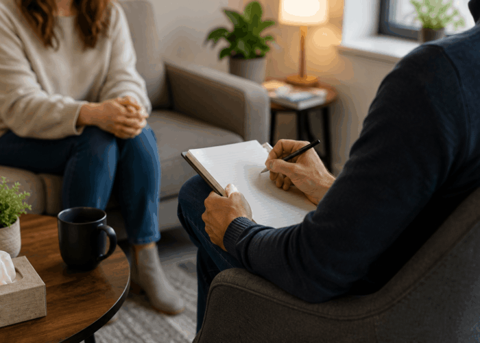 Therapy for substance abuse disorders with licensed counselor